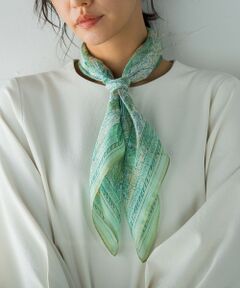 LAUTREAMONT / ロートレアモン マフラー・ショール・スヌード・ストール | ペイズリーシルクゴーススカーフ