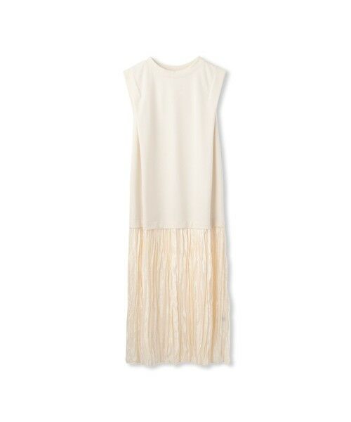 LAUTREAMONT / ロートレアモン ロング・マキシ丈ワンピース | 【WEB限定】グリッタープリーツドッキングワンピース≪手洗い可能≫ | 詳細1