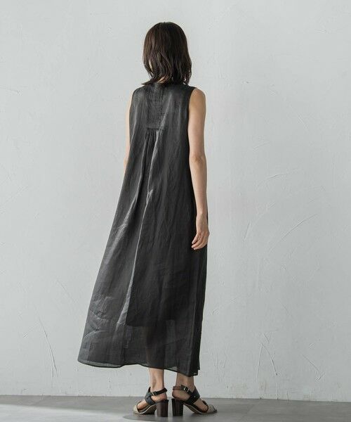 LAUTREAMONT / ロートレアモン ロング・マキシ丈ワンピース | 【WEB限定】ラミーノースリーブワンピース≪洗濯機で洗える≫ | 詳細4