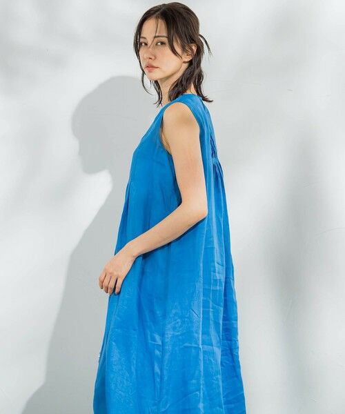 LAUTREAMONT / ロートレアモン ロング・マキシ丈ワンピース | 【WEB限定】ラミーノースリーブワンピース≪洗濯機で洗える≫ | 詳細12