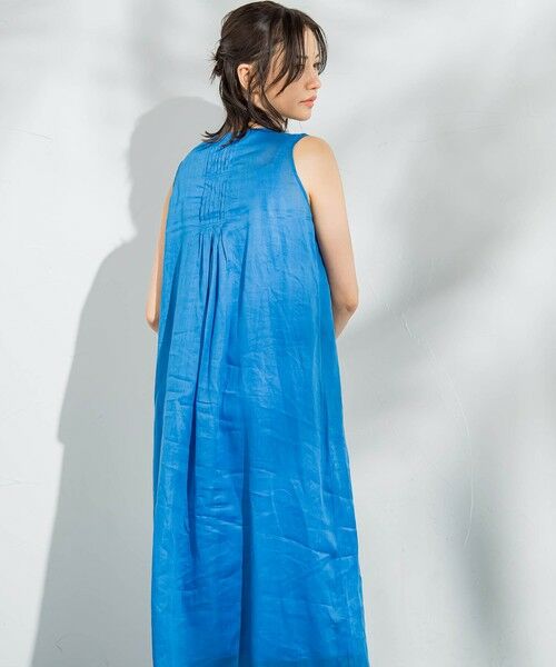 LAUTREAMONT / ロートレアモン ロング・マキシ丈ワンピース | 【WEB限定】ラミーノースリーブワンピース≪洗濯機で洗える≫ | 詳細13