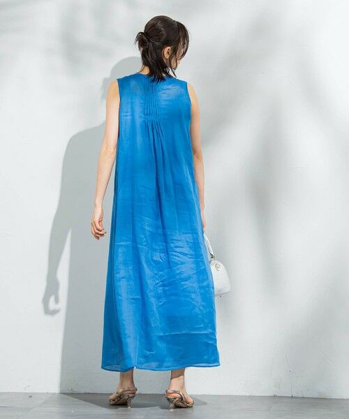 LAUTREAMONT / ロートレアモン ロング・マキシ丈ワンピース | 【WEB限定】ラミーノースリーブワンピース≪洗濯機で洗える≫ | 詳細10