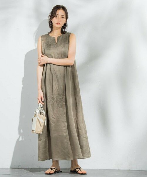 LAUTREAMONT / ロートレアモン ロング・マキシ丈ワンピース | 【WEB限定】ラミーノースリーブワンピース≪洗濯機で洗える≫ | 詳細24