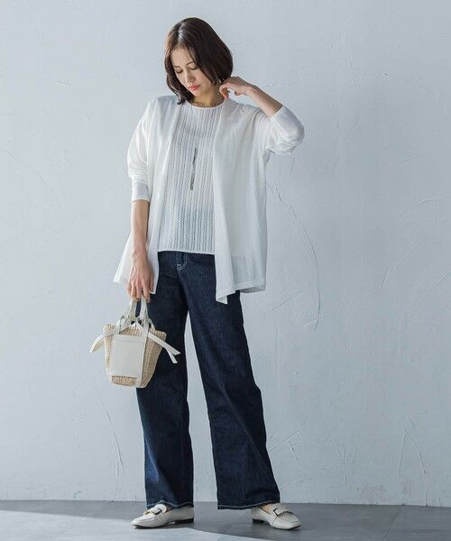 LAUTREAMONT / ロートレアモン キャミソール・チューブトップ | 綿麻ラッセルノースリーブカットソー≪手洗い可能≫ | 詳細7