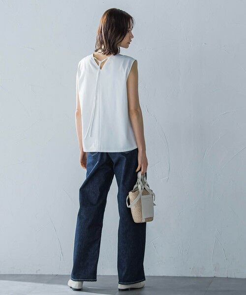 LAUTREAMONT / ロートレアモン キャミソール・チューブトップ | 綿麻ラッセルノースリーブカットソー≪手洗い可能≫ | 詳細5