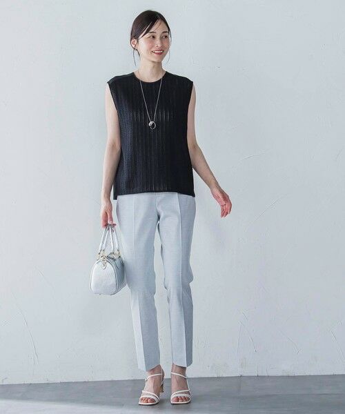 LAUTREAMONT / ロートレアモン キャミソール・チューブトップ | 綿麻ラッセルノースリーブカットソー≪手洗い可能≫ | 詳細10