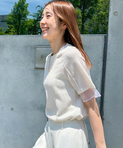 LAUTREAMONT / ロートレアモン カットソー | 【WEB限定】シアースリーブサーマルカットソー ≪手洗い可能≫ | 詳細1