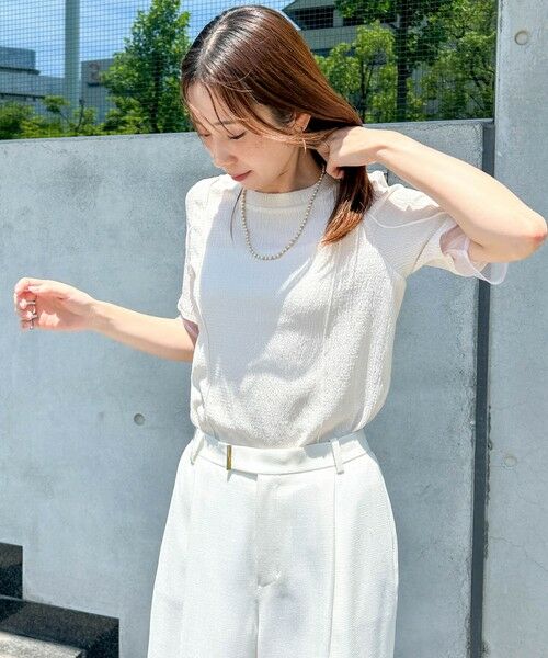 LAUTREAMONT / ロートレアモン カットソー | 【WEB限定】シアースリーブサーマルカットソー ≪手洗い可能≫ | 詳細3