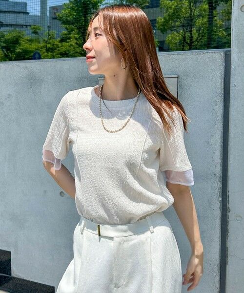 LAUTREAMONT / ロートレアモン カットソー | 【WEB限定】シアースリーブサーマルカットソー ≪手洗い可能≫ | 詳細4