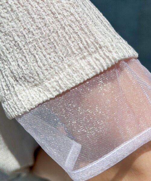 LAUTREAMONT / ロートレアモン カットソー | 【WEB限定】シアースリーブサーマルカットソー ≪手洗い可能≫ | 詳細5