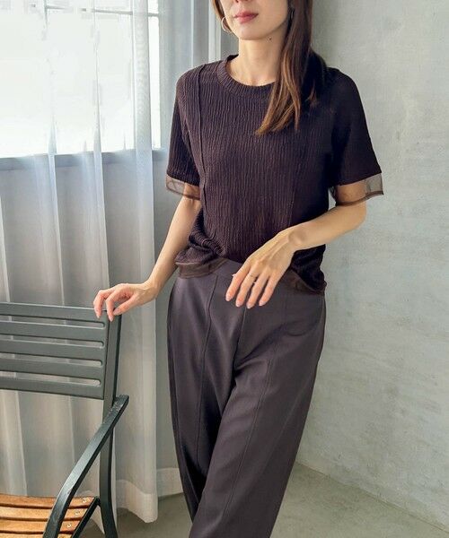 LAUTREAMONT / ロートレアモン カットソー | 【WEB限定】シアースリーブサーマルカットソー ≪手洗い可能≫ | 詳細11