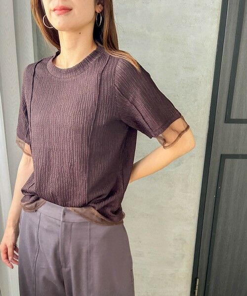 LAUTREAMONT / ロートレアモン カットソー | 【WEB限定】シアースリーブサーマルカットソー ≪手洗い可能≫ | 詳細13