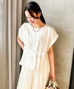 LAUTREAMONT / ロートレアモン カットソー | 【WEB限定】ライトドライペプラムカットソー