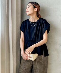 LAUTREAMONT / ロートレアモン カットソー | 【WEB限定】ライトドライペプラムカットソー