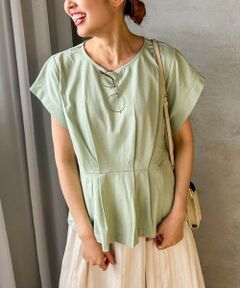 LAUTREAMONT / ロートレアモン カットソー | 【WEB限定】ライトドライペプラムカットソー