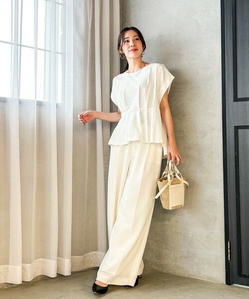 LAUTREAMONT / ロートレアモン カットソー | 【WEB限定】ライトドライペプラムカットソー | 詳細2