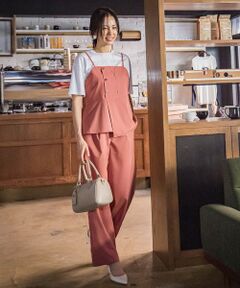 LAUTREAMONT / ロートレアモン その他パンツ | サテンコードワイドパンツ≪セットアップ対応/洗濯機で洗える≫