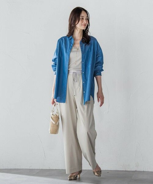 LAUTREAMONT / ロートレアモン その他パンツ | サテンコードワイドパンツ≪セットアップ対応/洗濯機で洗える≫ | 詳細6