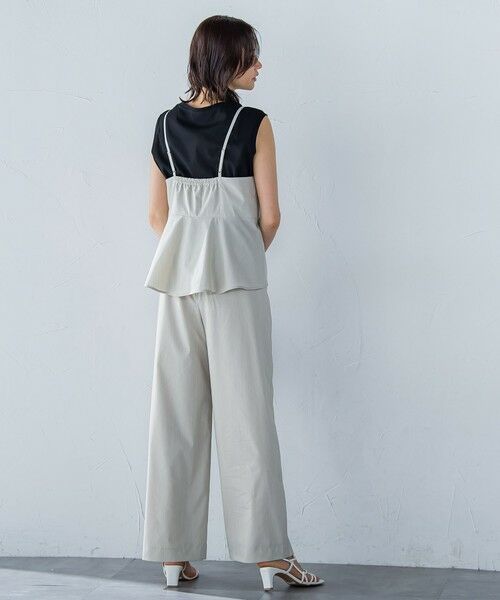 LAUTREAMONT / ロートレアモン その他パンツ | サテンコードワイドパンツ≪セットアップ対応/洗濯機で洗える≫ | 詳細2