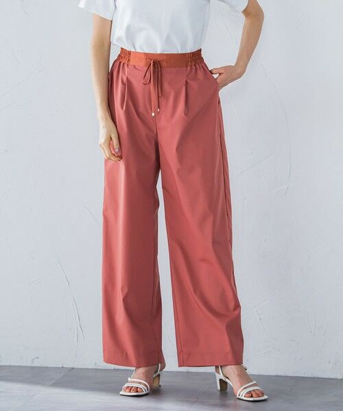 LAUTREAMONT / ロートレアモン その他パンツ | サテンコードワイドパンツ≪セットアップ対応/洗濯機で洗える≫ | 詳細9