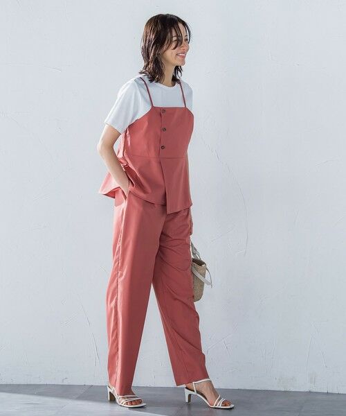 LAUTREAMONT / ロートレアモン その他パンツ | サテンコードワイドパンツ≪セットアップ対応/洗濯機で洗える≫ | 詳細13