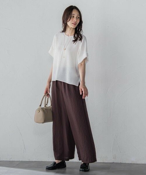 LAUTREAMONT / ロートレアモン その他パンツ | 【WEB限定】キュプラTRストライプパンツ | 詳細24