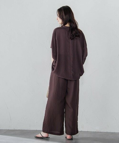 LAUTREAMONT / ロートレアモン その他パンツ | 【WEB限定】キュプラTRストライプパンツ | 詳細22