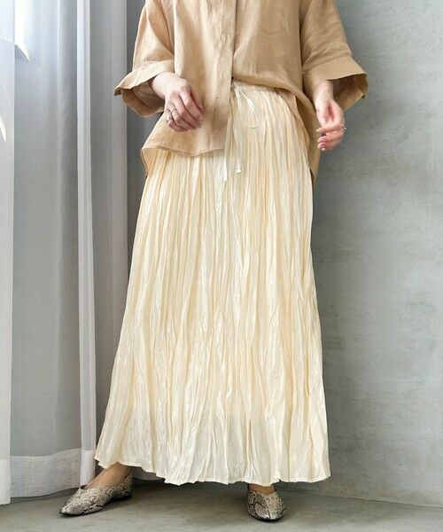 LAUTREAMONT / ロートレアモン ミニ・ひざ丈スカート | 【WEB限定】グリッターシャイニープリーツスカート | 詳細1