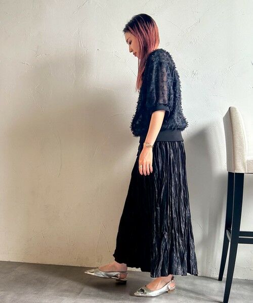 LAUTREAMONT / ロートレアモン ミニ・ひざ丈スカート | 【WEB限定】グリッターシャイニープリーツスカート | 詳細11