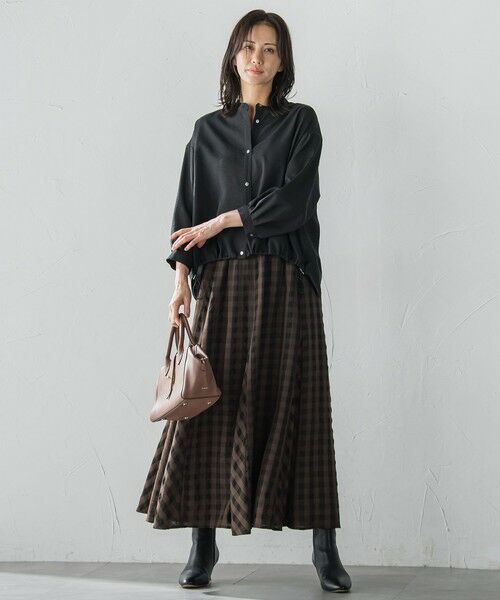 LAUTREAMONT / ロートレアモン ミニ・ひざ丈スカート | ギンガムチェックスカート≪セットアップ対応/手洗い可能≫ | 詳細21