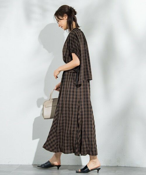 LAUTREAMONT / ロートレアモン ミニ・ひざ丈スカート | ギンガムチェックスカート≪セットアップ対応/手洗い可能≫ | 詳細9