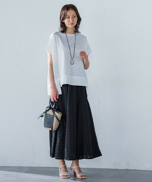 LAUTREAMONT / ロートレアモン ミニ・ひざ丈スカート | ギンガムチェックスカート≪セットアップ対応/手洗い可能≫ | 詳細10