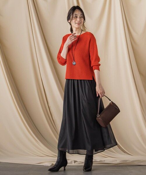 LAUTREAMONT / ロートレアモン ミニ・ひざ丈スカート | シアーブライト リバーシブルスカート≪手洗い可能≫ | 詳細2