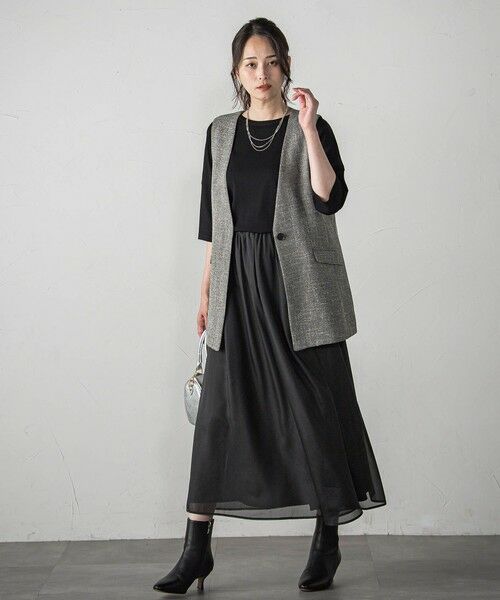 LAUTREAMONT / ロートレアモン ミニ・ひざ丈スカート | シアーブライト リバーシブルスカート≪手洗い可能≫ | 詳細9