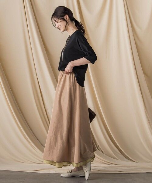 LAUTREAMONT / ロートレアモン ミニ・ひざ丈スカート | シアーブライト リバーシブルスカート≪手洗い可能≫ | 詳細23