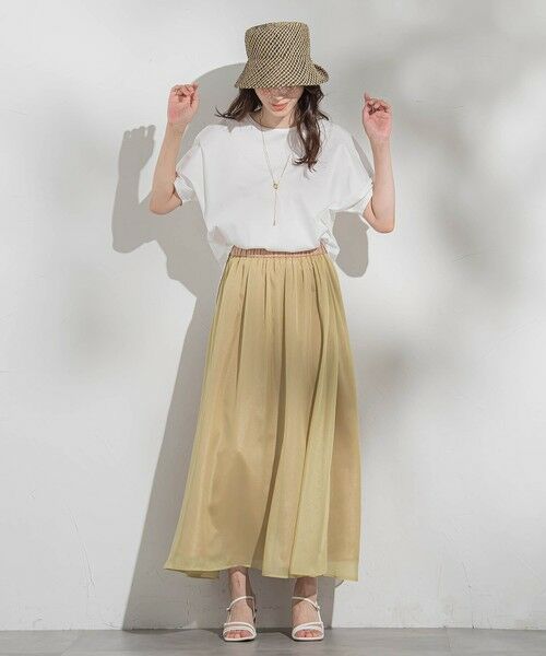 LAUTREAMONT / ロートレアモン ミニ・ひざ丈スカート | シアーブライト リバーシブルスカート≪手洗い可能≫ | 詳細24