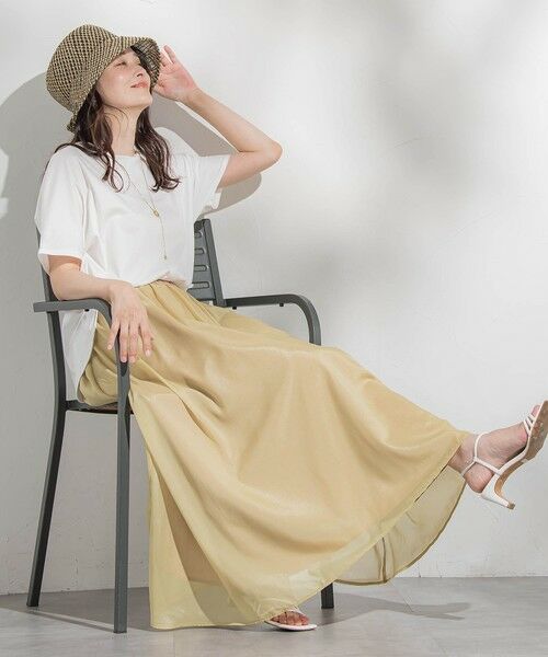 LAUTREAMONT / ロートレアモン ミニ・ひざ丈スカート | シアーブライト リバーシブルスカート≪手洗い可能≫ | 詳細25