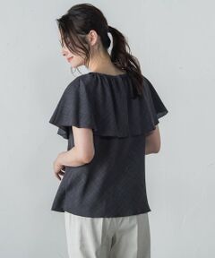 LAUTREAMONT / ロートレアモン シャツ・ブラウス | リフラックスキャンバスケープブラウス ≪手洗い可能≫