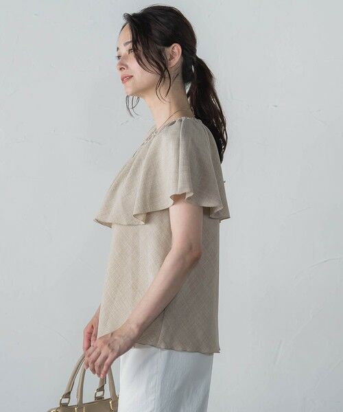 LAUTREAMONT / ロートレアモン シャツ・ブラウス | リフラックスキャンバスケープブラウス ≪手洗い可能≫ | 詳細6