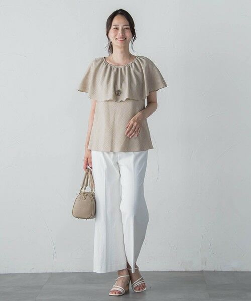 LAUTREAMONT / ロートレアモン シャツ・ブラウス | リフラックスキャンバスケープブラウス ≪手洗い可能≫ | 詳細7