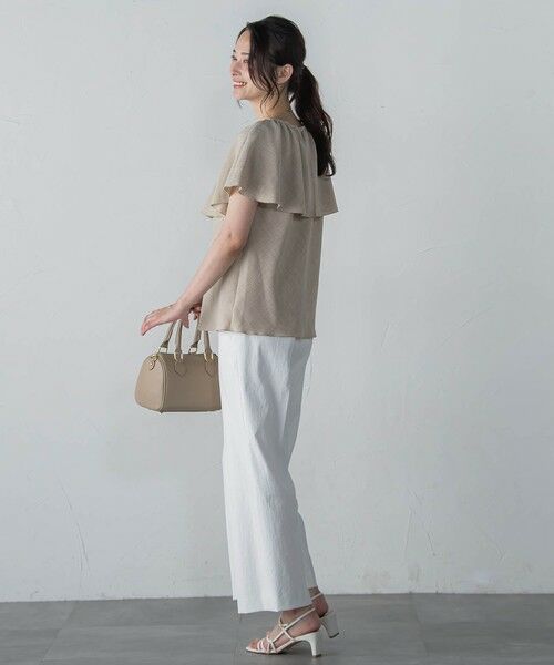 LAUTREAMONT / ロートレアモン シャツ・ブラウス | リフラックスキャンバスケープブラウス ≪手洗い可能≫ | 詳細8