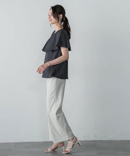 LAUTREAMONT / ロートレアモン シャツ・ブラウス | リフラックスキャンバスケープブラウス ≪手洗い可能≫ | 詳細14