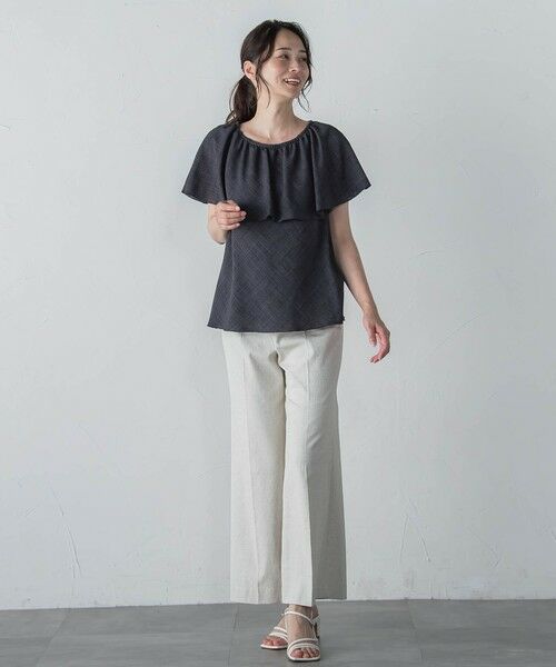 LAUTREAMONT / ロートレアモン シャツ・ブラウス | リフラックスキャンバスケープブラウス ≪手洗い可能≫ | 詳細13