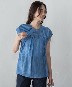 LAUTREAMONT / ロートレアモン シャツ・ブラウス | 【WEB限定】シアードビーストライプタックブラウス ≪手洗い可能≫