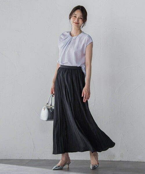 LAUTREAMONT / ロートレアモン シャツ・ブラウス | 【WEB限定】シアードビーストライプタックブラウス ≪手洗い可能≫ | 詳細5