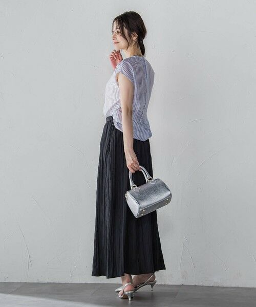 LAUTREAMONT / ロートレアモン シャツ・ブラウス | 【WEB限定】シアードビーストライプタックブラウス ≪手洗い可能≫ | 詳細7