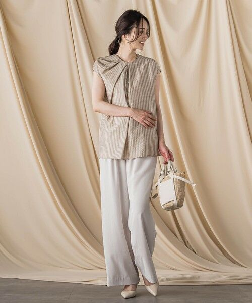 LAUTREAMONT / ロートレアモン シャツ・ブラウス | 【WEB限定】シアードビーストライプタックブラウス ≪手洗い可能≫ | 詳細22