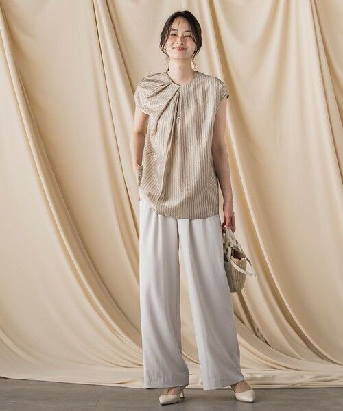 LAUTREAMONT / ロートレアモン シャツ・ブラウス | 【WEB限定】シアードビーストライプタックブラウス ≪手洗い可能≫ | 詳細23