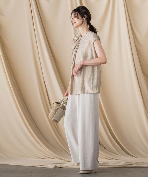 LAUTREAMONT / ロートレアモン シャツ・ブラウス | 【WEB限定】シアードビーストライプタックブラウス ≪手洗い可能≫ | 詳細24