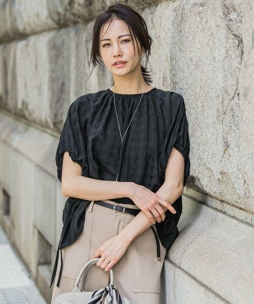 LAUTREAMONT / ロートレアモン シャツ・ブラウス | ギンガムチェック ブラウス≪セットアップ対応/手洗い可能≫ | 詳細1